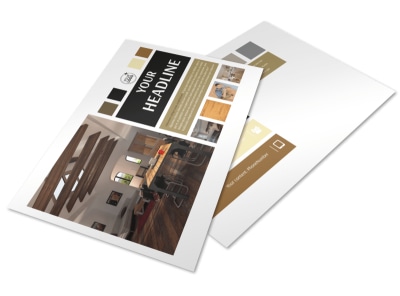 Hardwood Floors Postcard Template preview