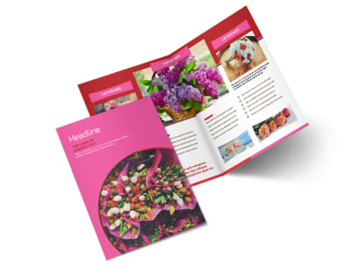 Flower Shop Bi-Fold Brochure Template 2 preview