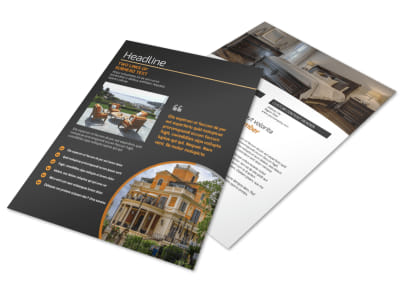 Bed & Breakfast Flyer Template preview