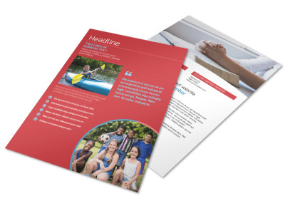 Christian Summer Camp Flyer Template preview
