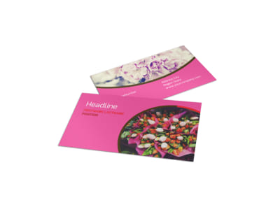 Flower Shop Business Card Template preview