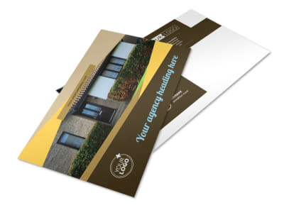 Window & Door Repair Postcard Template preview
