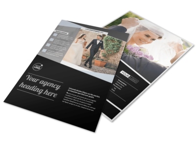 Wedding Video Service Flyer Template preview