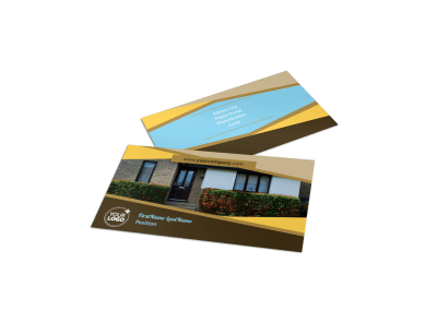 Window & Door Repair Business Card Template