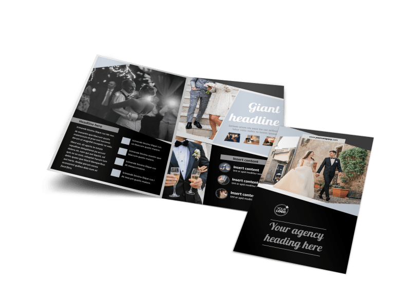 Wedding Video Service Brochure Template Preview 1