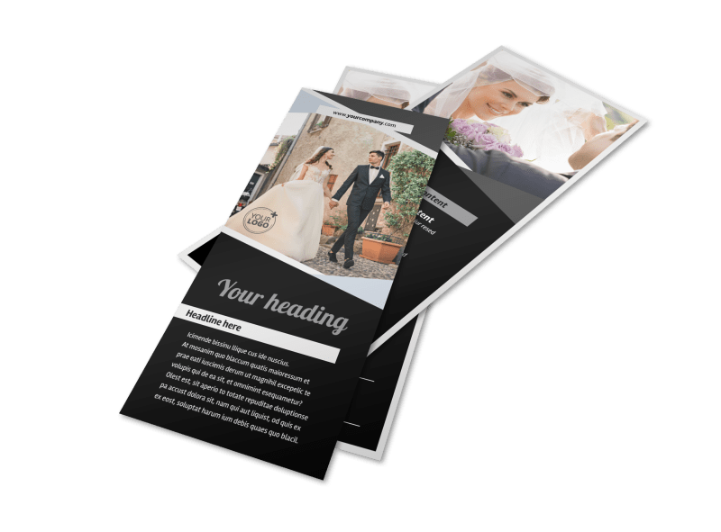 Wedding Video Service Flyer Template Preview 1
