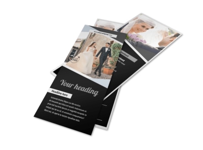 Wedding Video Service Flyer Template 2 preview