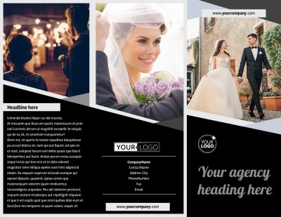 Wedding Video Service Brochure Template Preview 1