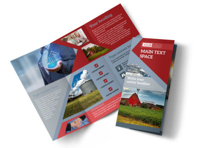 Farmers Insurance Tri-Fold Brochure Template preview