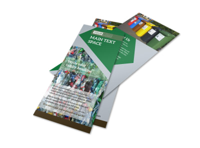 Litter & Recycling Center Flyer Template 2 preview