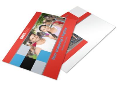 Marathon Race Fundraiser Postcard Template 2 preview