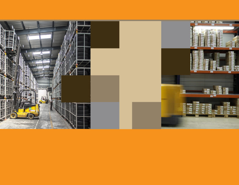 Warehouse & Distribution Center Tri-Fold Brochure Template