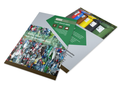 Litter & Recycling Center Flyer Template 3 preview