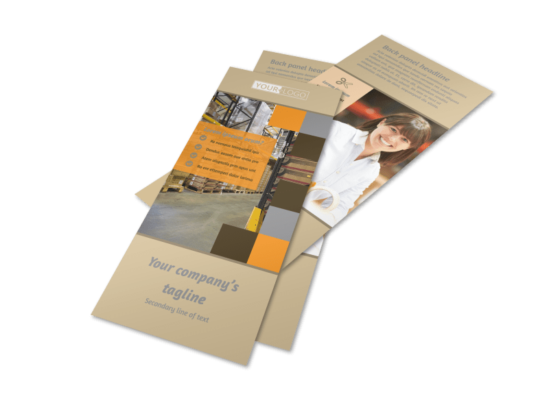 Warehouse & Distribution Center Flyer Template 2