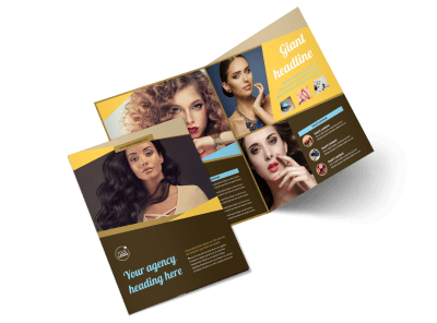 Makeup Artist Bi-Fold Brochure Template 2
