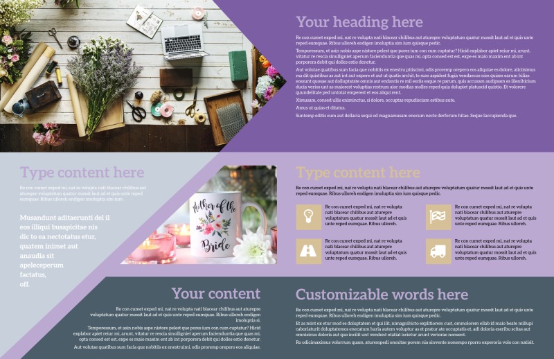 Gift Shop Bi-Fold Brochure Template 2