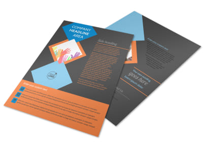 Outreach program Flyer Template preview