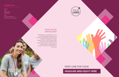Church Fundraiser Brochure Template Preview 1