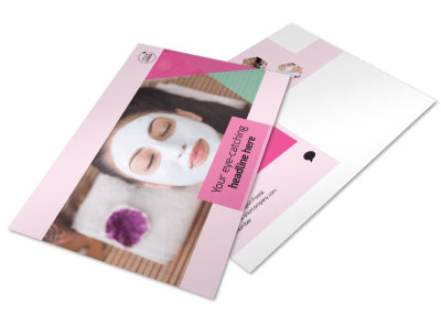Health & Beauty Spa Postcard Template preview