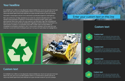 Waste Disposal Brochure Template Preview 2