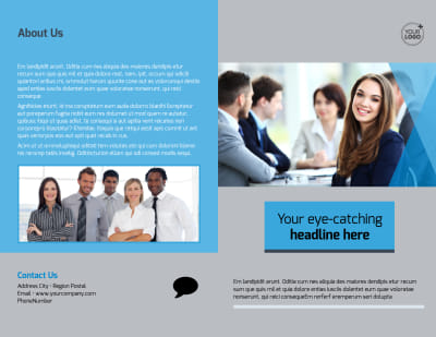 Business Banking Brochure Template Preview 1