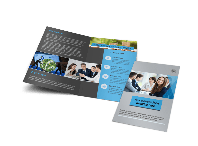 Business Banking Brochure Template Preview 1