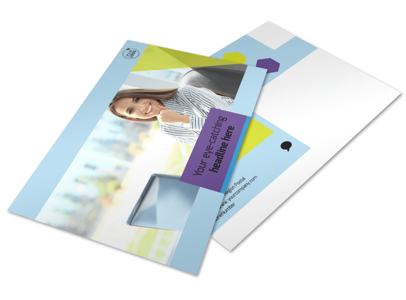 Computer Repair Postcard Template