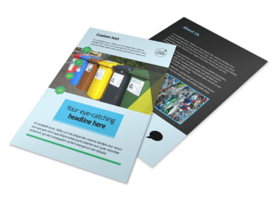 Waste Disposal Flyer Template 3 preview