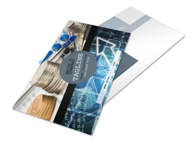 Knowledgeable Financial Consultant Postcard Template 2 preview