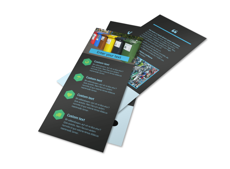 Waste Disposal Flyer Template Preview 1