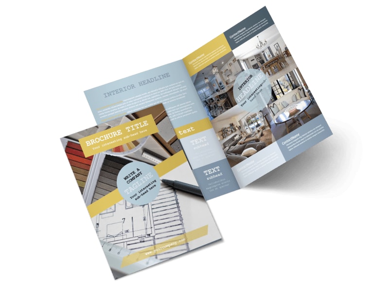 interior designer brochure template mycreativeshop