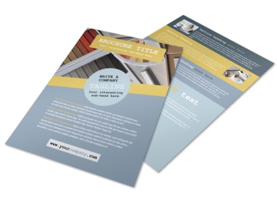 Interior Designer Flyer Template preview