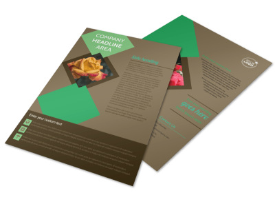 Garden Clubs Flyer Template preview