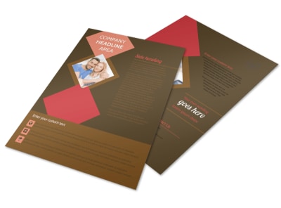 Family & Marriage Counseling Flyer Template preview