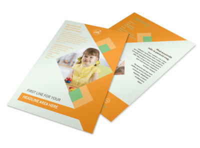 Preschool Kids & Day Care Flyer Template 3 preview