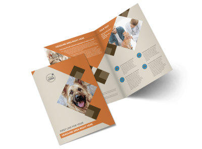 Animal Charity Bi-Fold Brochure Template 2 preview