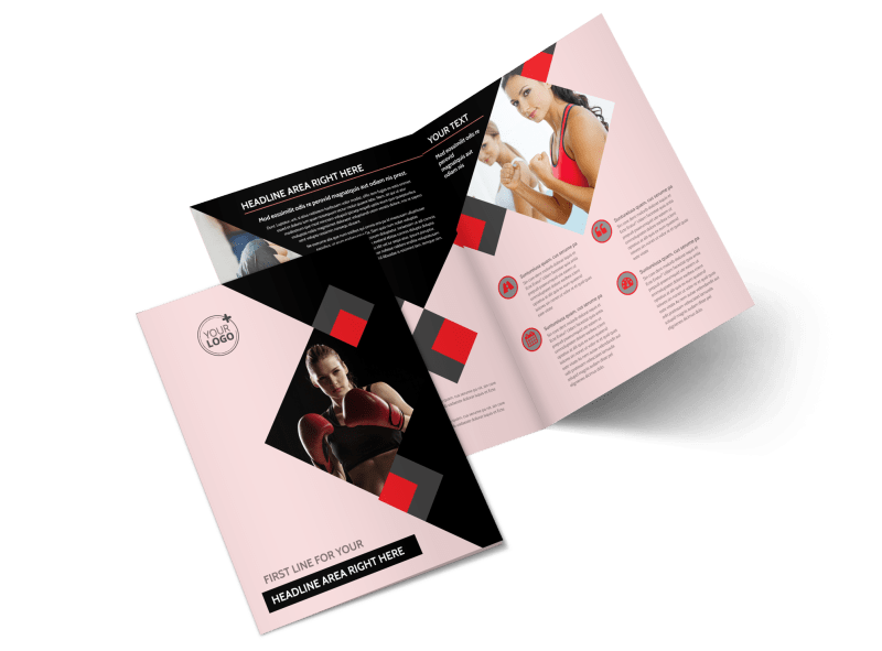 Boxing Gym Brochure Template Preview 1