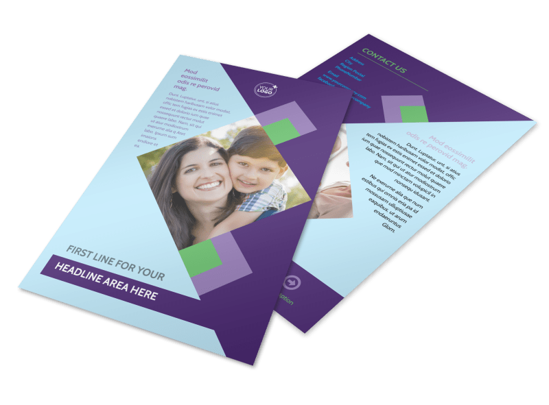Family Adoption Agency Flyer Template 3