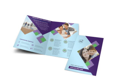 Family Adoption Agency Bi-Fold Brochure Template preview
