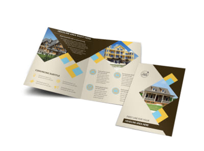 Local Property Management Bi-Fold Brochure Template preview
