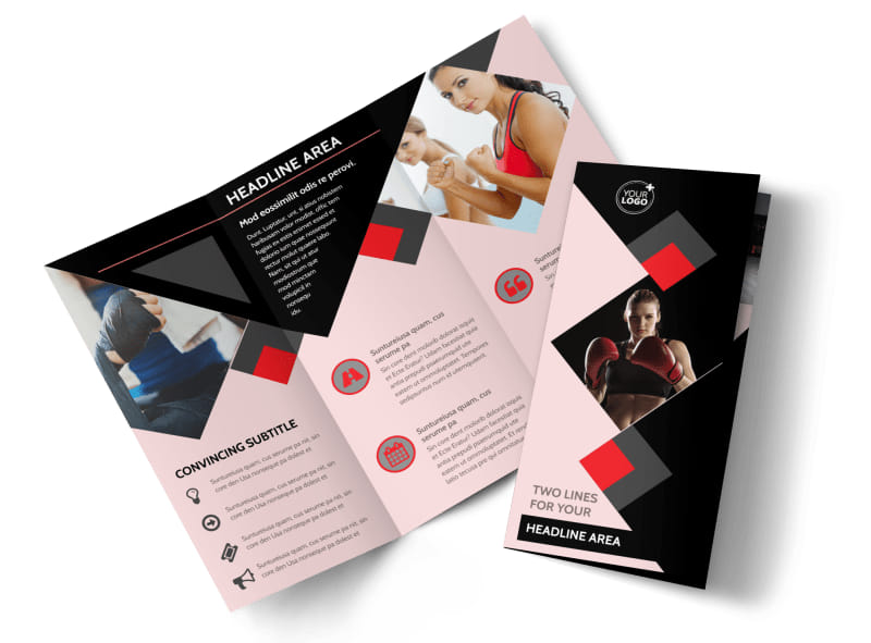 Boxing Gym Brochure Template | MyCreativeShop