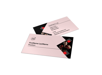 Fitness Business Cards Template Preview