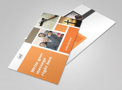 General Church 2 Postcard Template preview