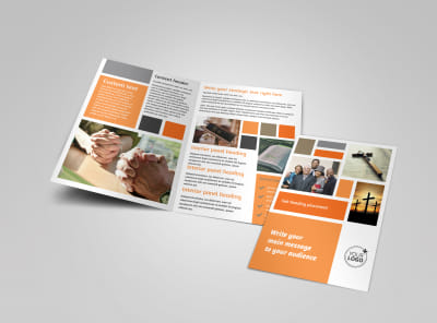 General Church 2 Bi-Fold Brochure Template preview