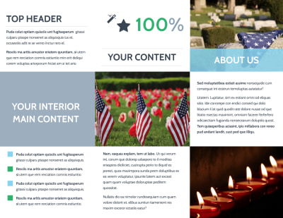 Memorial & Funeral Services Brochure Template Preview 2