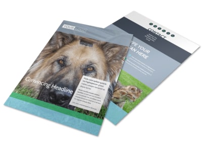 Animal Charities Flyer Template preview
