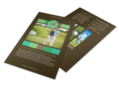 Golf Tournament Flyer Template 3 preview