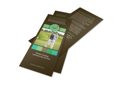 Golf Tournament Flyer Template 2