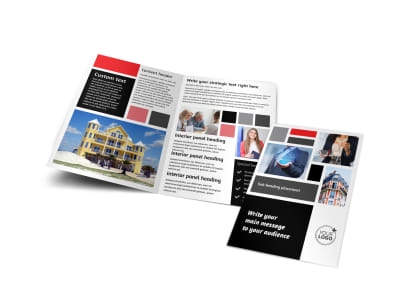Full Service Property Management Bi-Fold Brochure Template preview