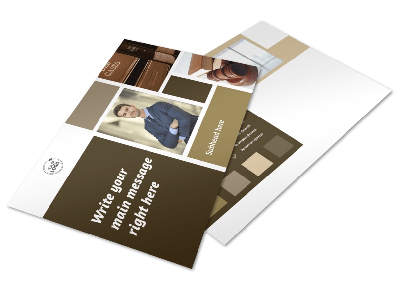 lawyer law firm postcard template mycreativeshop